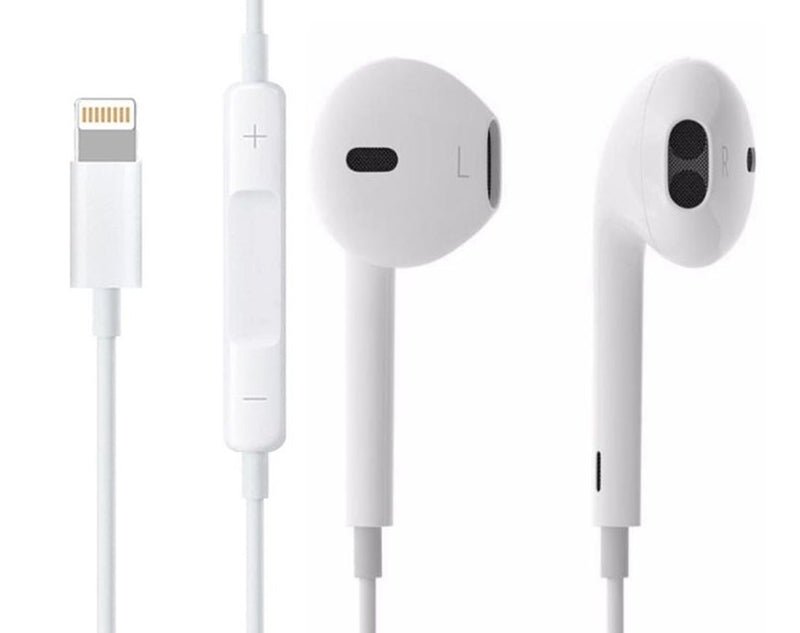 iPhone 7 Style Earphones Lightning Connector Volume Control Built In M