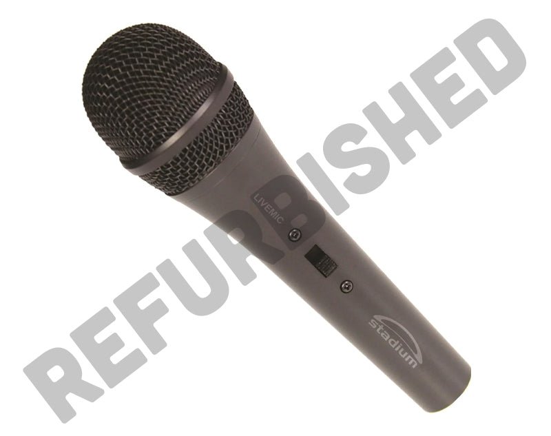 REFURBISHED Stadium LIVEMIC Dynamic Microphone Wired XLR 3.5mm Jack ST