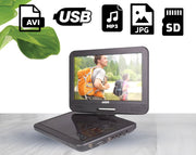 LASER *REFURBISHED* 10” Portable DVD Player with Anti-Skip Technology