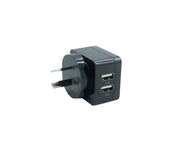 Dual USB Power Adaptor Smart Phone Charger 5V 3SIXT