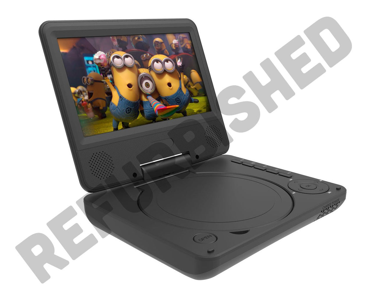 LASER *REFURBISHED* Portable DVD Player 7 inch