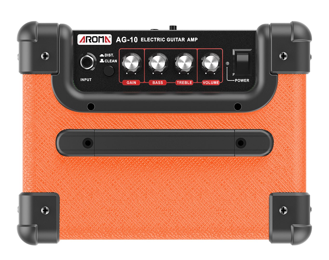 AROMA 10w Portable Guitar Amplifier Orange AG10-ONG 