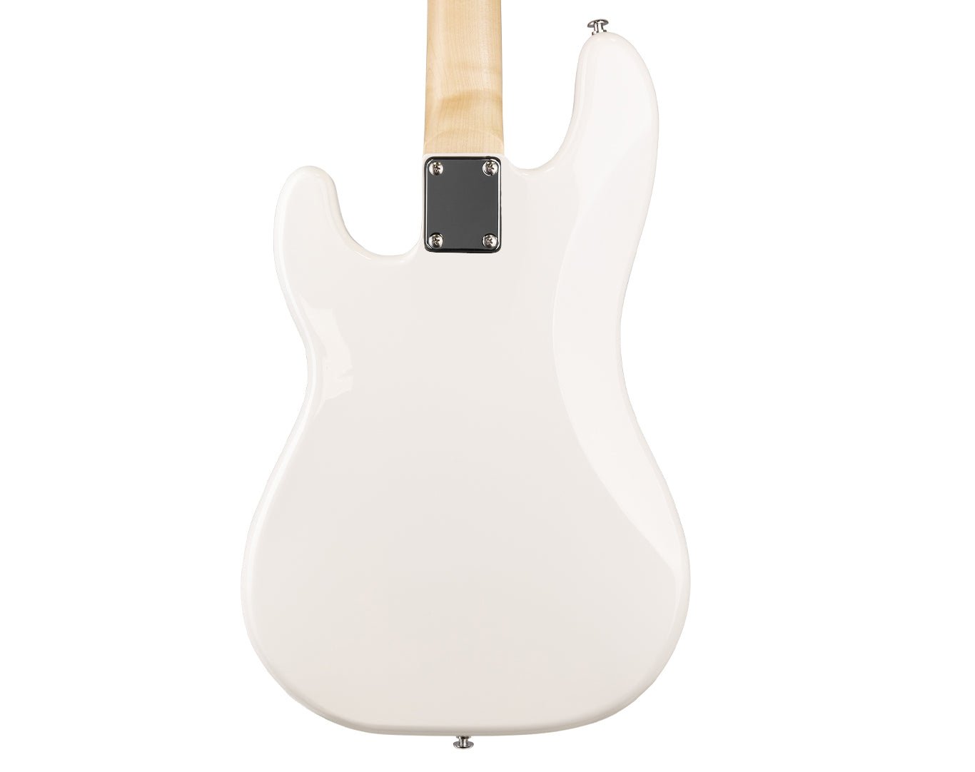 Freedom 4 String Medium Scale Electric Bass Guitar White PB-WH