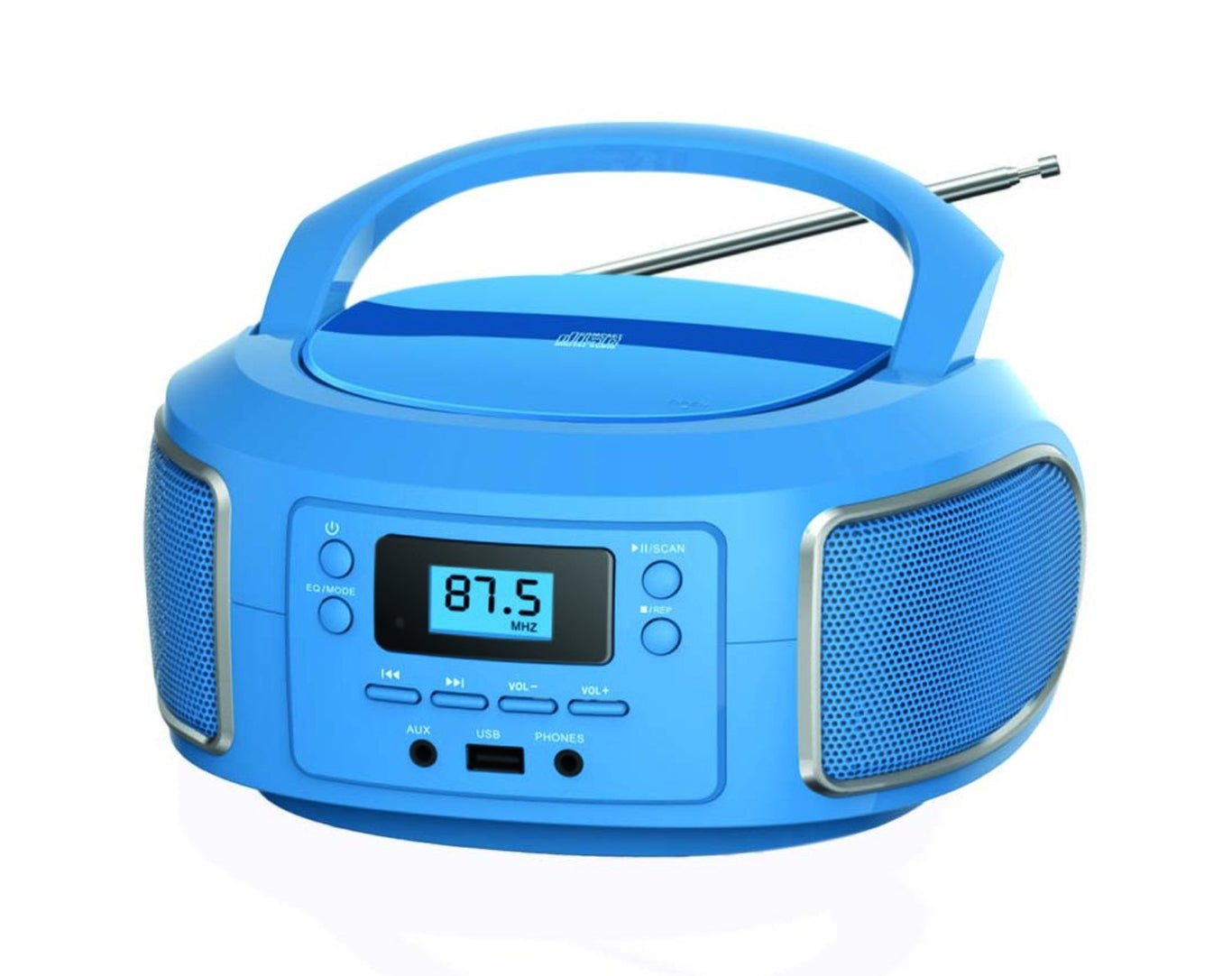 LASER *REFURBISHED* Bluetooth CD/MP3 Boombox Portable FM Radio Player