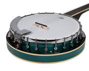 Freedom 5-String Banjo Full Size Remo Head Teal Finish BJ005-BLU 