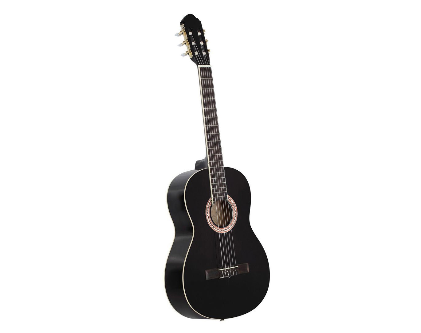 39" Classical Acoustic Guitar Nylon String Linden Black CG-39-BLK 