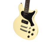 Full Size Electric Guitar LP Double Cut Style Cream EL-CYL7-CRM 