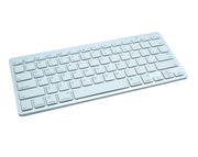 Wireless Computer Keyboard Bluetooth for Mac Windows PC Silver WKEYBOARD