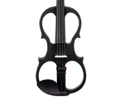 Freedom Student Electric Violin with Case Black White Natural EV31 