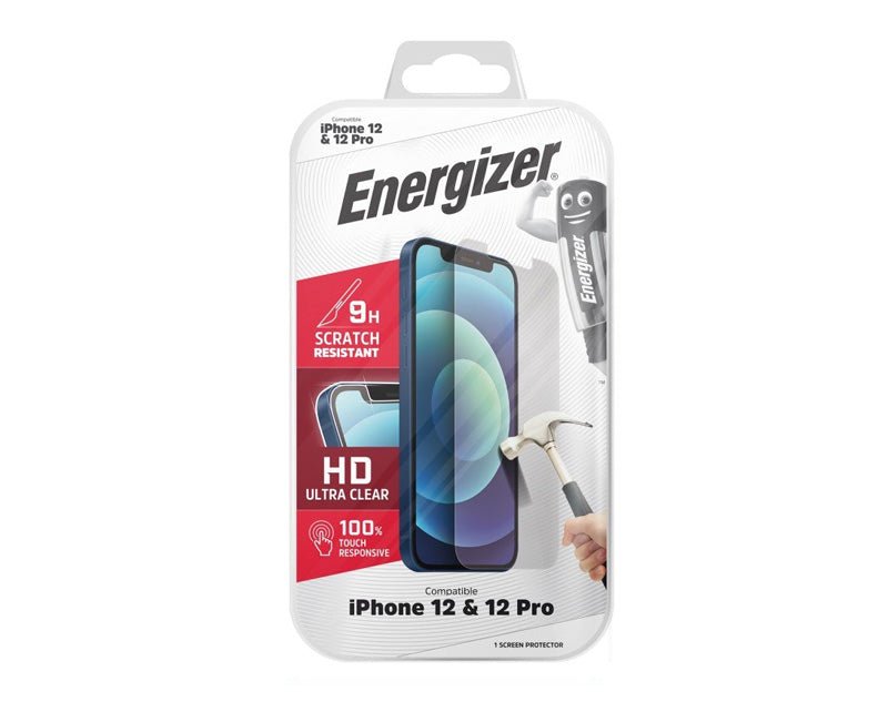 ENERGIZER Glass Screen Protector For iPhone 12/12 Pro 