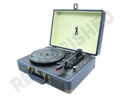 FLEA MARKET *REFURBISHED* Suitcase Turntable Vinyl Record Player FMRTCBK2MK2 