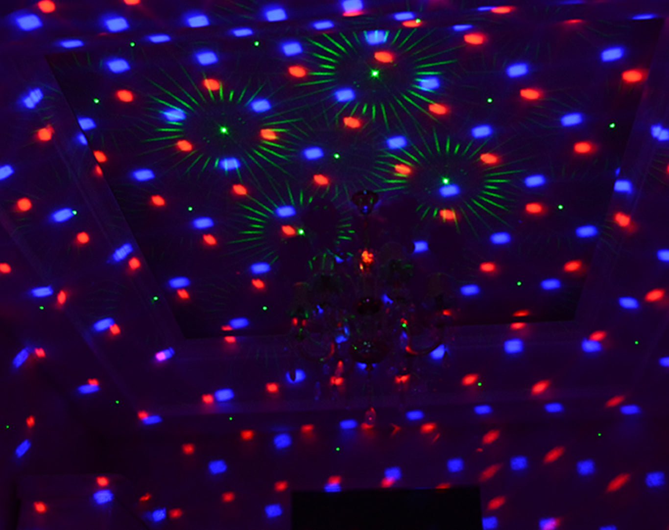 Laser LED Disco Ball Party Light RGB Sound Activated LS02