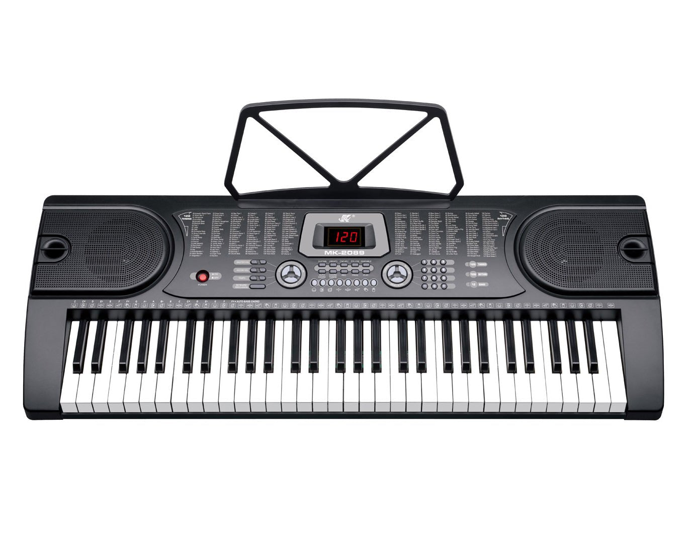 Precision Audio 61 Key Electronic Keyboard USB Digital Display Record Playback MK2089