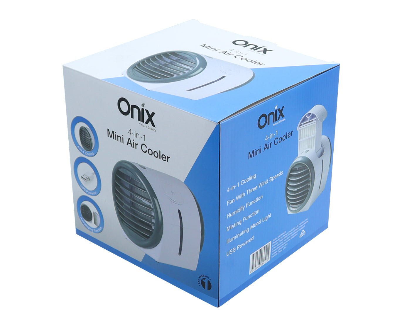 ONIX Mini Air Cooler Fan Humidifier Mister ON-MAC3 