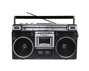 Portable Bluetooth Cassette Player AM/FM Radio Black PA-5000 