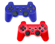 Twin Pack Bluetooth PS3 Style Wireless Controller Black Blue PS3813BT-X2 Red + Blue