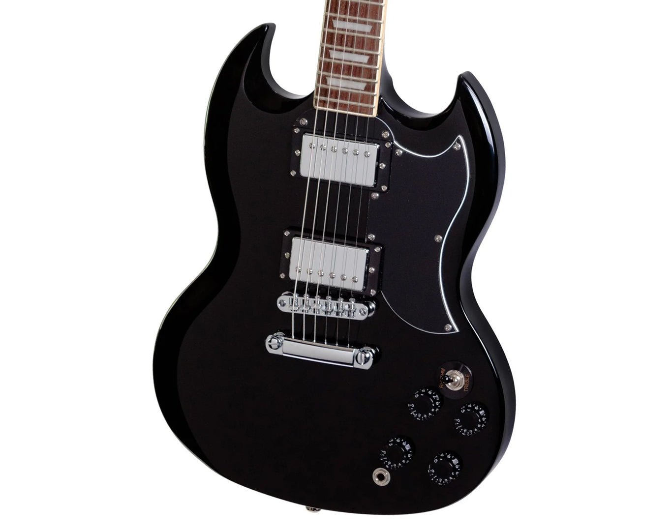 Full Size Electric Guitar SG Style Black FG-SG-BLK 