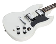 Full Size Electric Guitar SG Style White FG-SG-VWH 