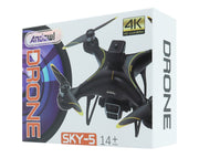 Andowl 4K HD Remote Control Quadcopter Drone SKY-5 