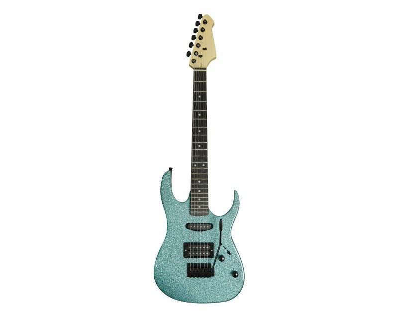 36" Kids Electric Guitar 6 String Mahogany Student Teal STMINI-TEAL 