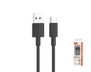 Moveteck 60W Type-C to USB2.0 Data Cable 1m 5a White Black TB1225 Black