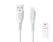 Moveteck 1m Lightning Data Cable 5V 3.4a IPX / 12 / 13 / 14 USB2.0 TB1336 White