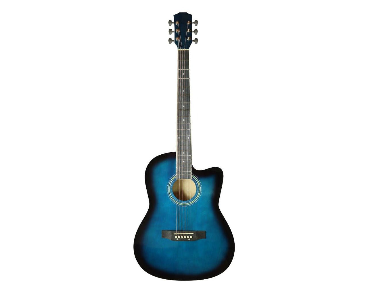 40" Acoustic Guitar Cutaway Blue AC-40-BLU