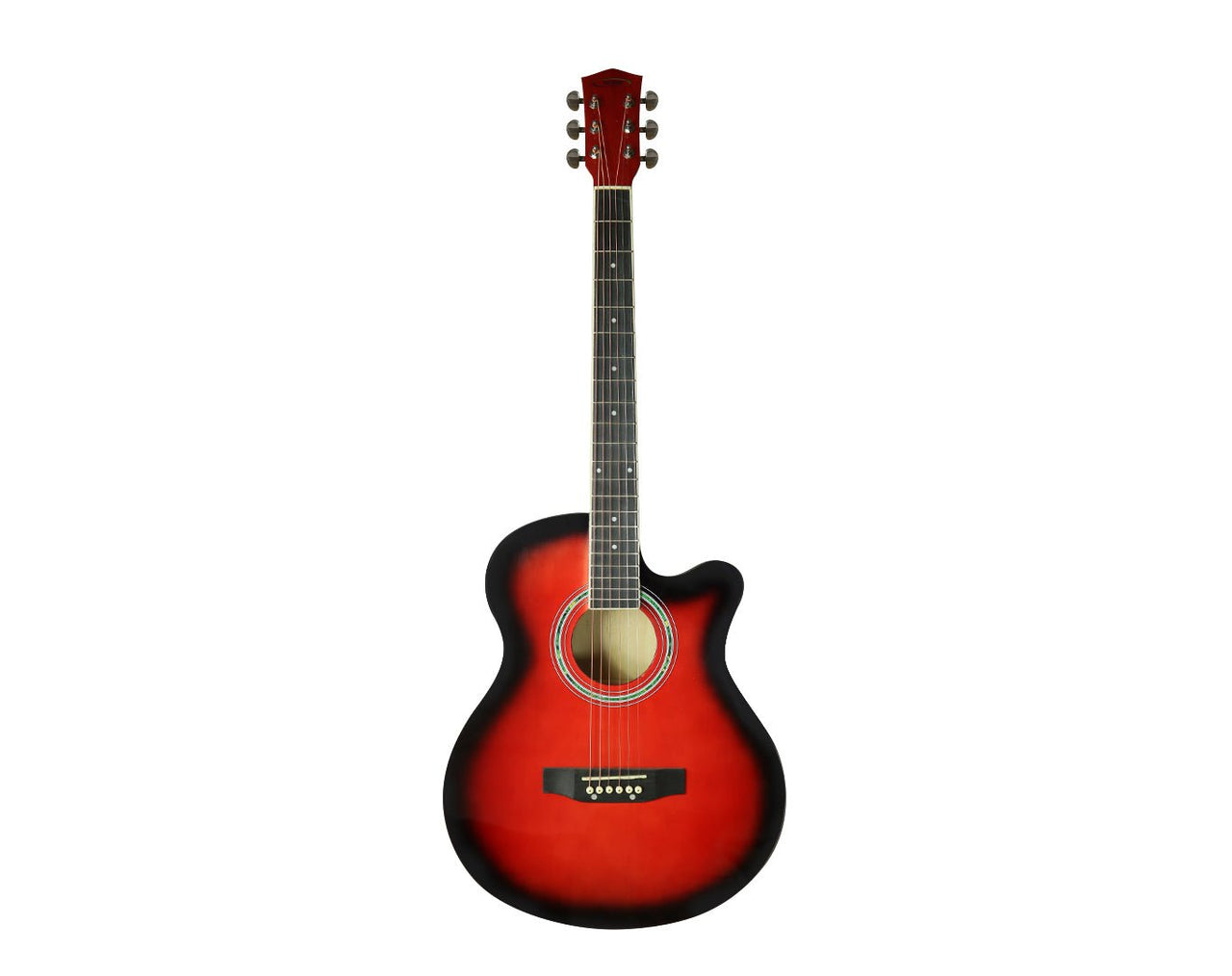 40" Acoustic Guitar Cutaway Red AC-40-RED