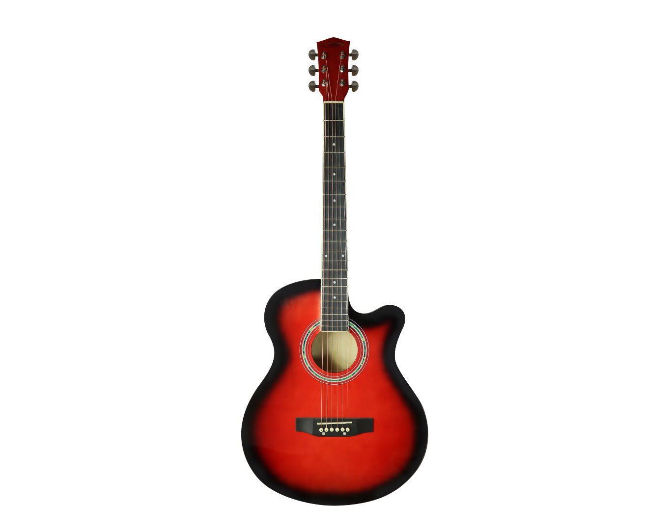 40" Acoustic Guitar Cutaway Red AC-40-RED