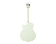 40" Acoustic Guitar Cutaway White AC-40-WHT