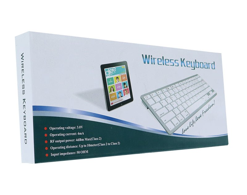 Wireless Computer Keyboard Bluetooth for Mac Windows PC Black