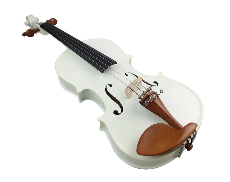 Three Quarter Size Acoustic Violin 3/4 with Case MV105-3/4 White